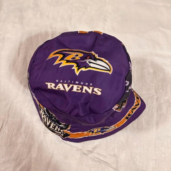 Baltimore Ravens × Aruba Purple Bucket Hat w Toggle Strap Souvenir NFL Fan Gear - Picture 6 of 6